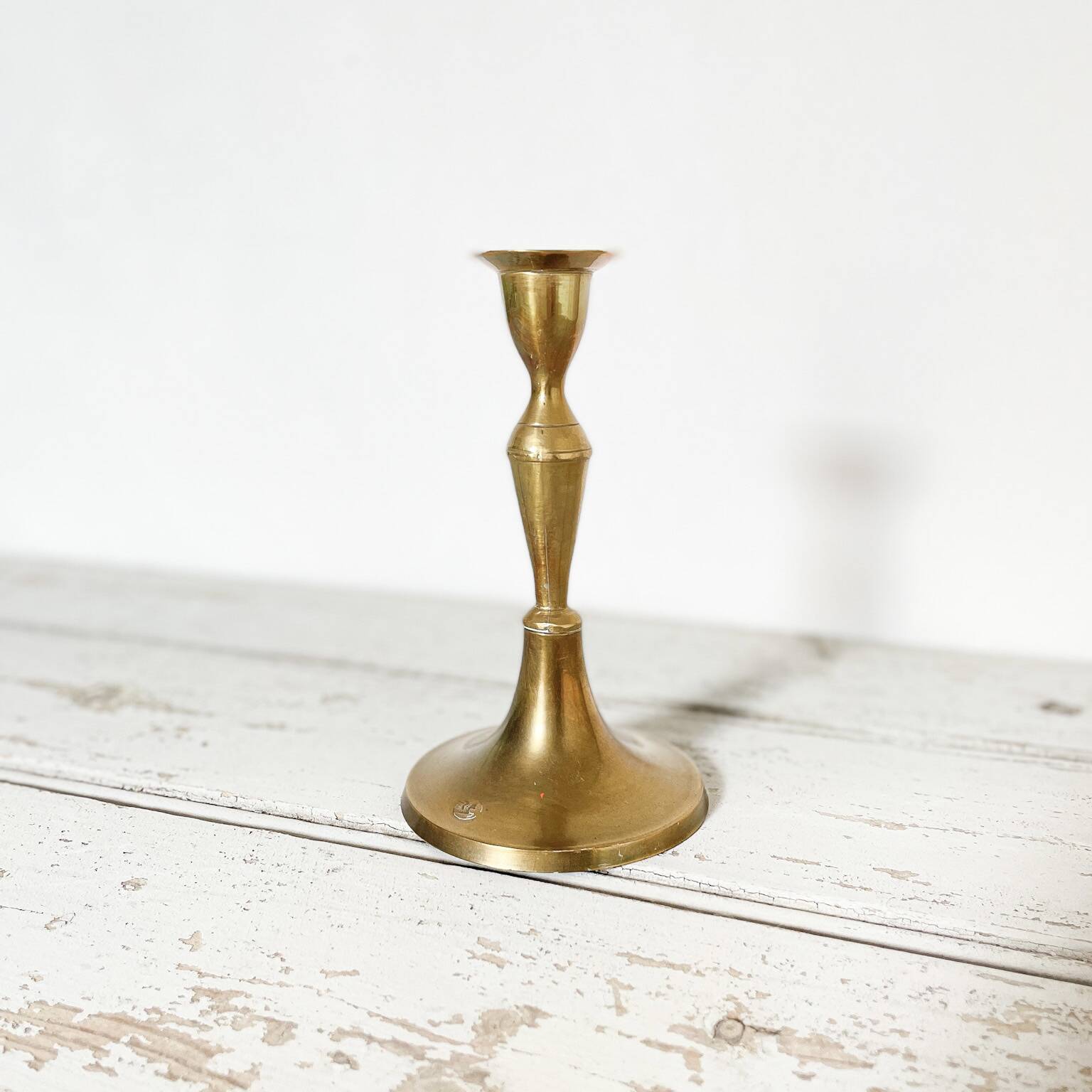 Small brass candle holder