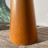 Pair of Scandinavian wooden lamps, 1980s