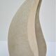 XL lamp in carved stone Arsène Galisson 80s height 40 cm