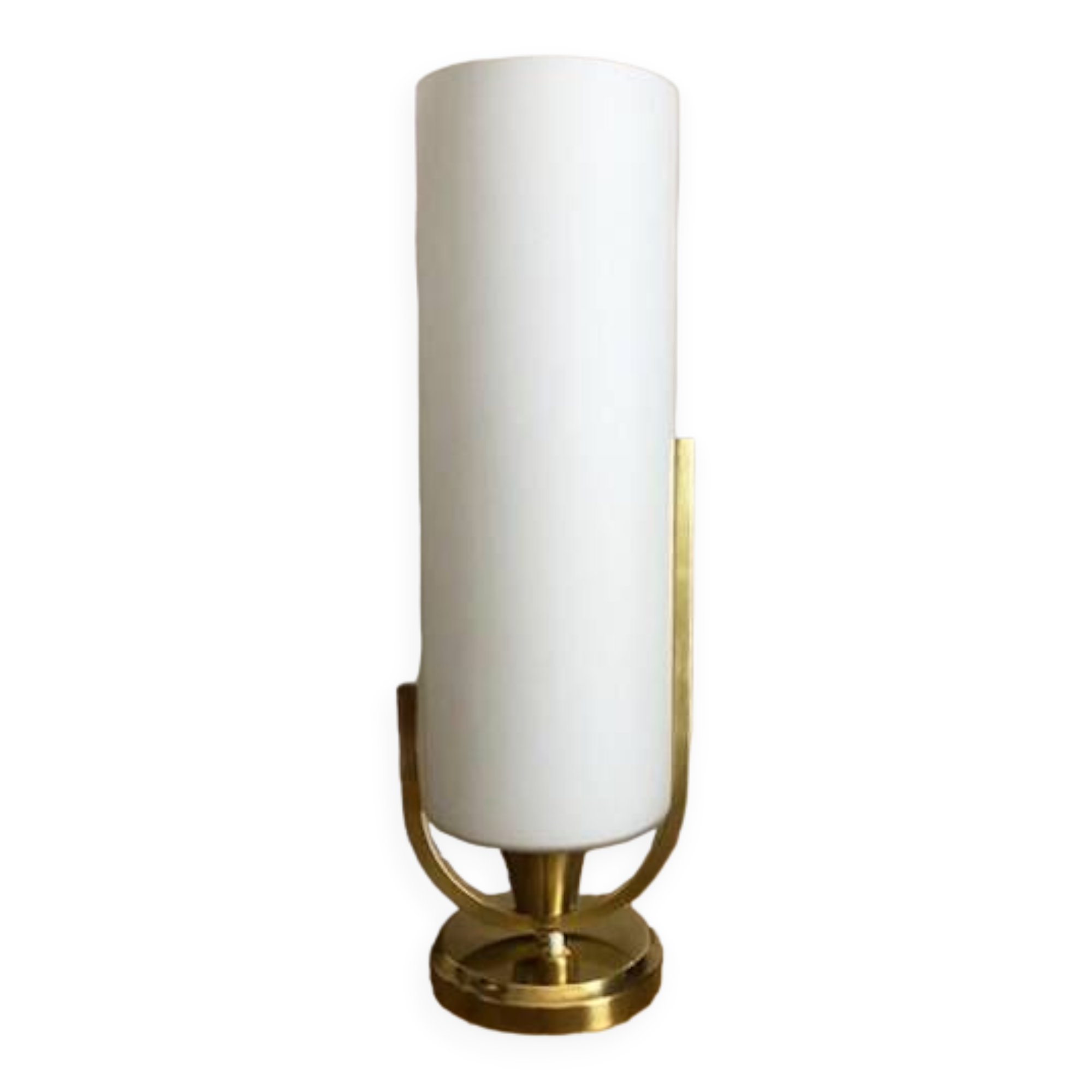 Solid brass tuning fork lamp from the 50s/60s