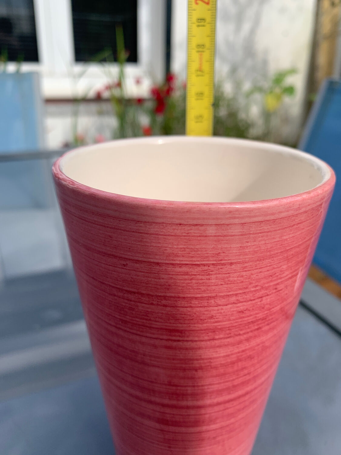 Small pink vase