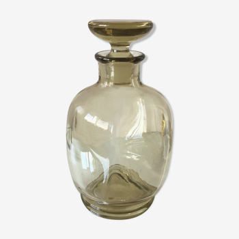 Holmegaard honey colored decanter