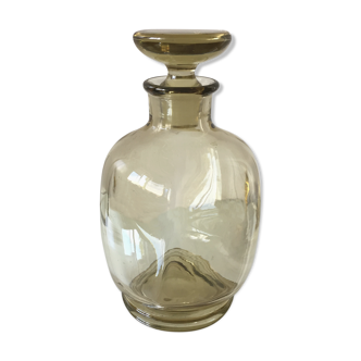 Holmegaard honey colored decanter