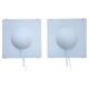 Pair of Large Midcentury Wall Lamps Ikea Design Cecilia Johansson, Sweden, 1980s