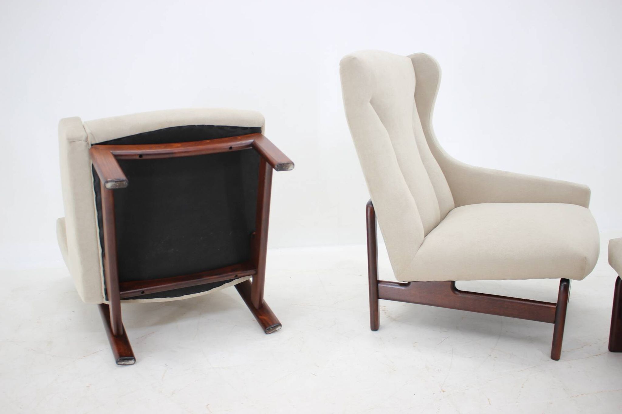 1970s modular three seater sofa by ton, czechoslovakia