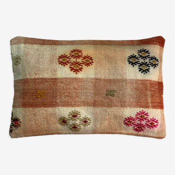 Housse de coussin kilim turc vintage 30x50cm