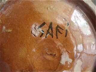Safi pottery vase