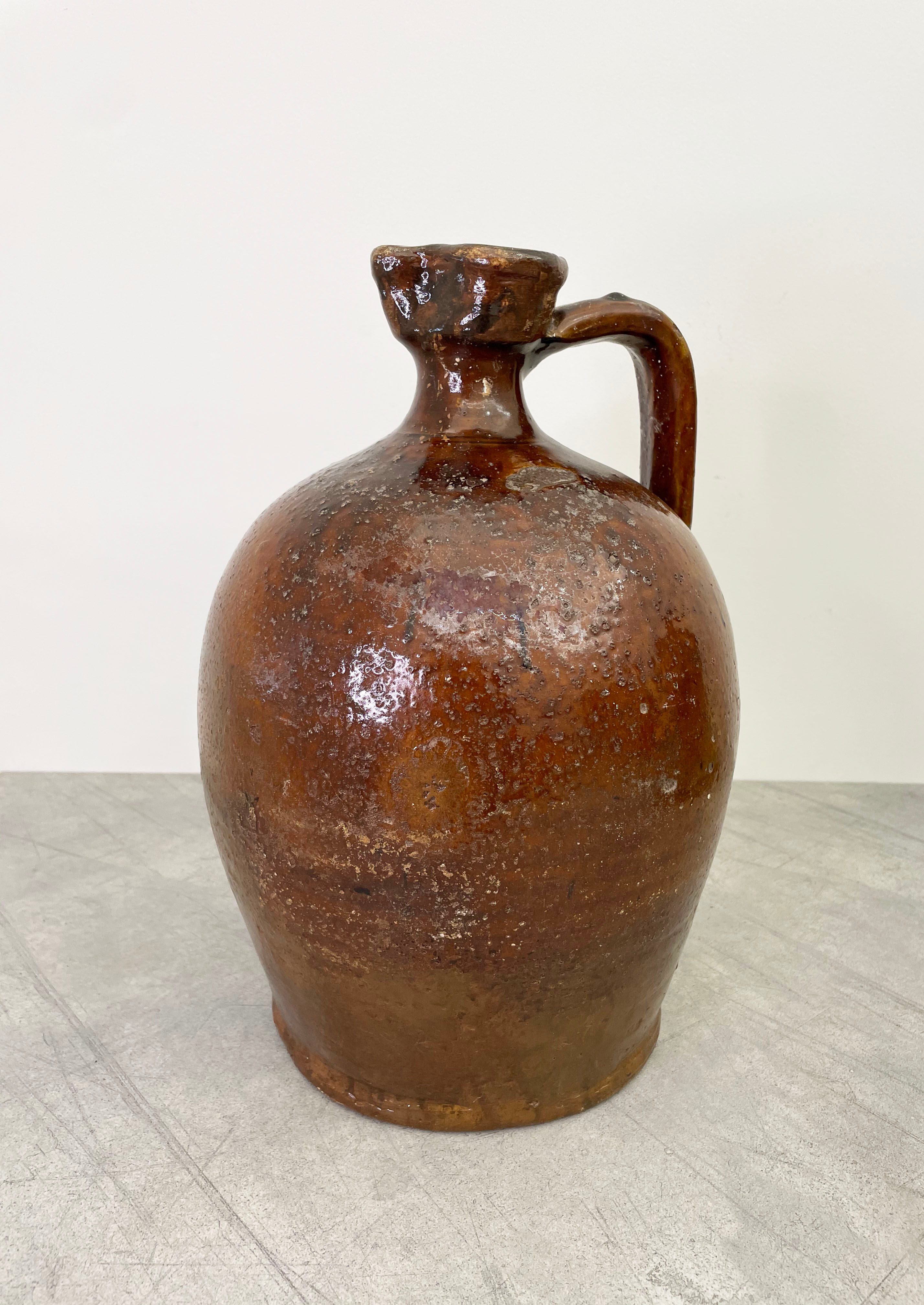 Antique Large Terracotta Jug
