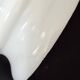 Large vintage white opaline lampshade suspension from the 1940s/50s Ø30cm