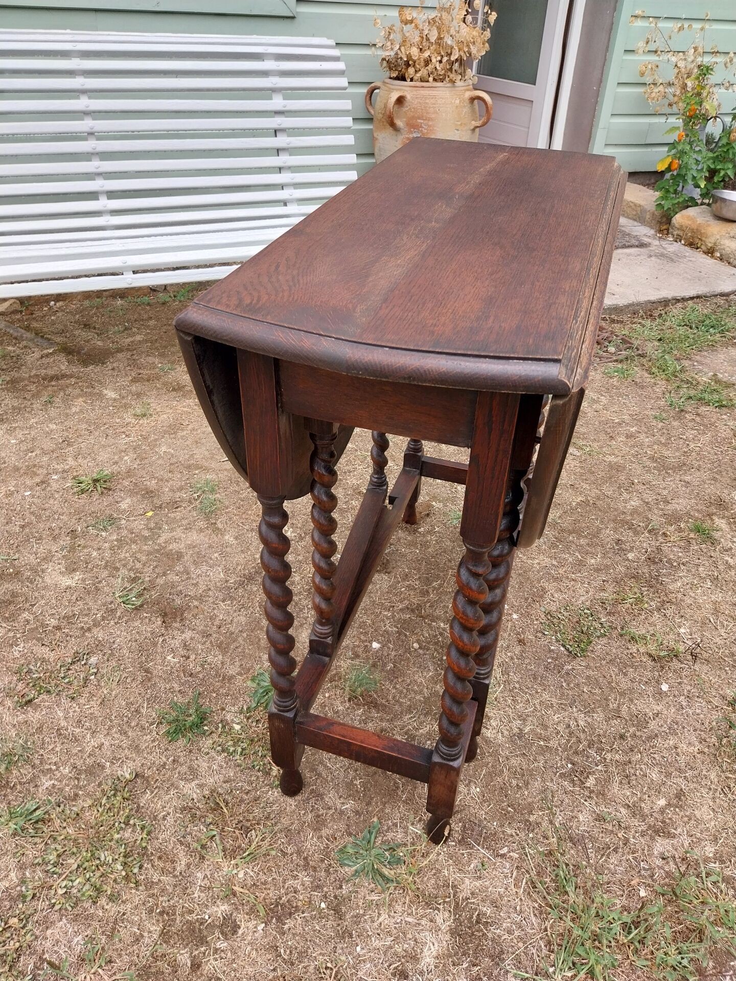 Table pliante en chêne 
