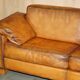 Three-seater sofa De Sede DS17 in restored leather.