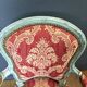 Paire de Cabriolets de Style Louis XV en Hêtre polychrome