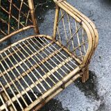 Rattan bench