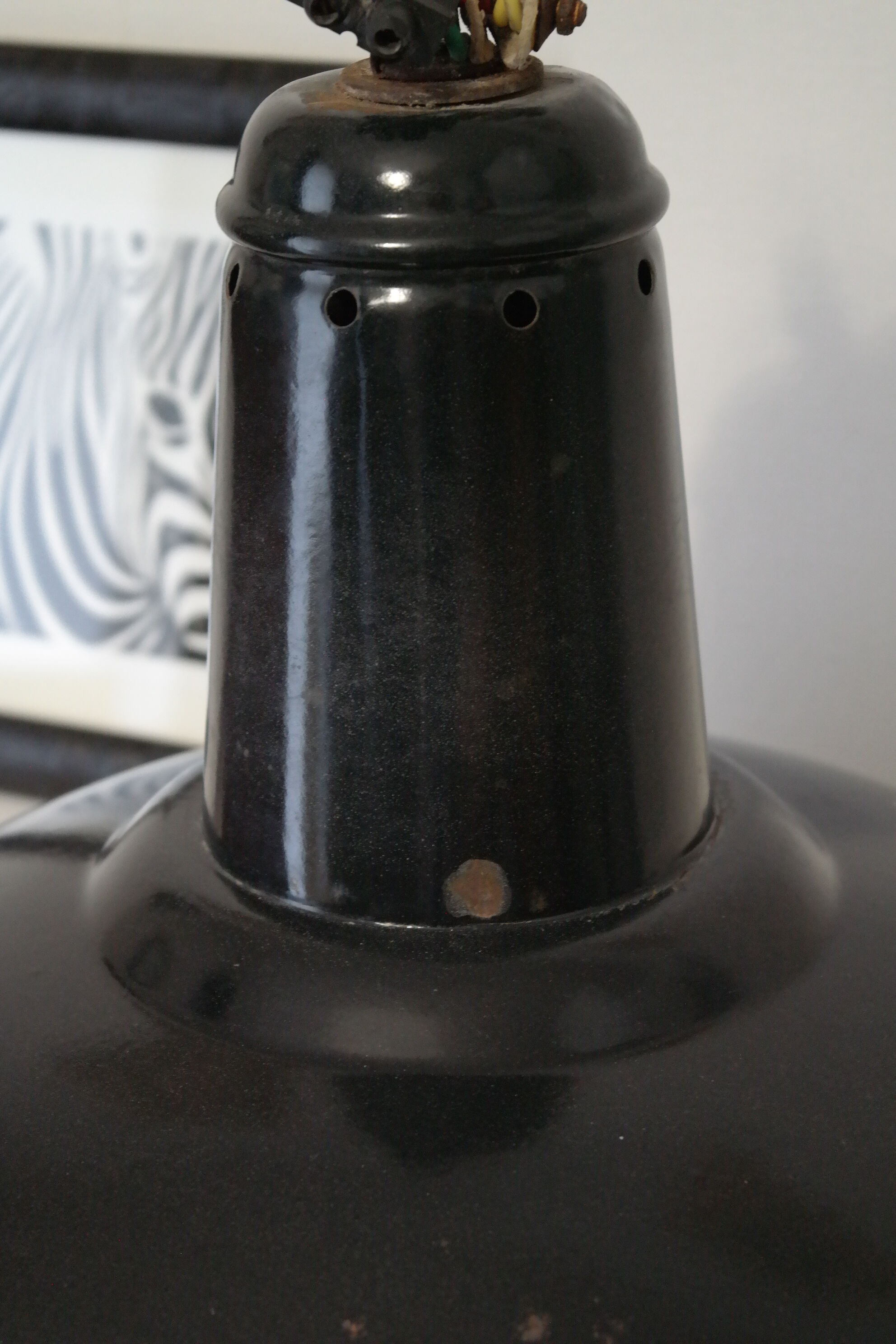 Industrial black bowl suspension