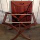 Table pliante bateau en acajou