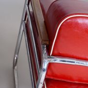 Bauhaus Sofa in Beech & Leather attributed to Thonet, 1930s