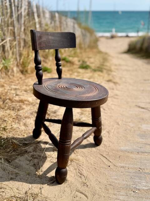 1 brutalist chair by Charles Dudouyt