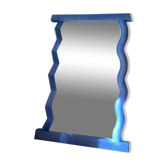 Vintage post modern style ikea ulk mirror blue (1996)