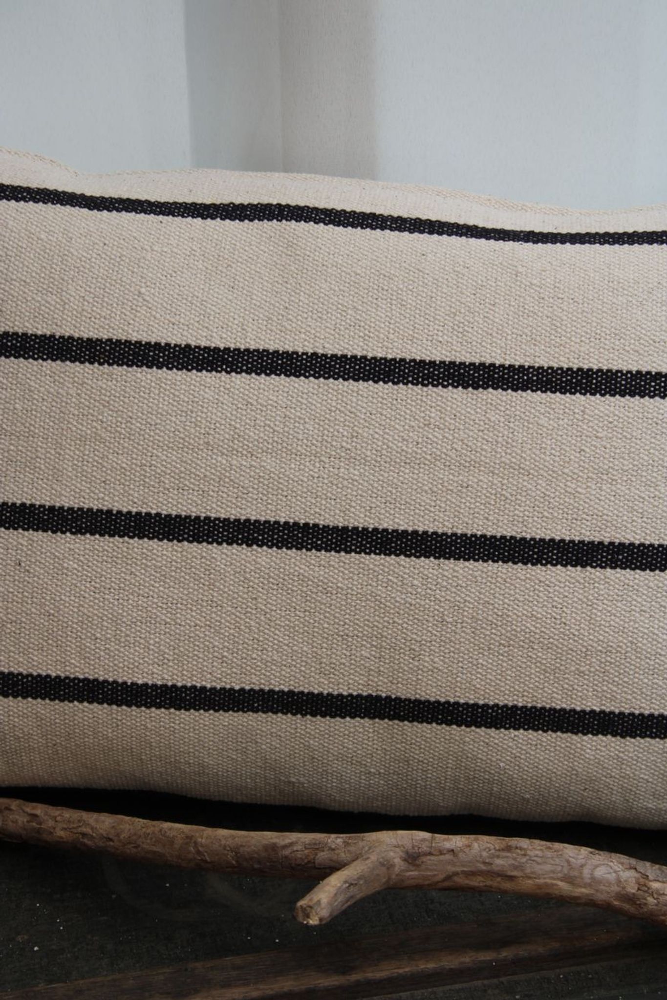 Striped cushion
