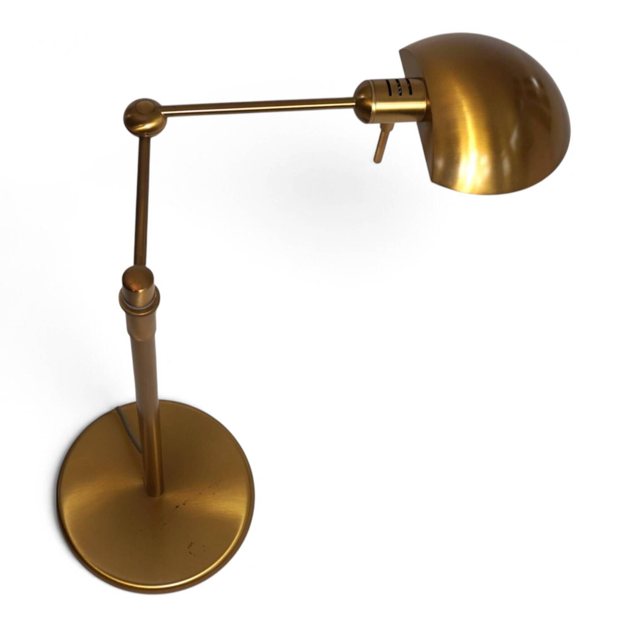 Holtkötter 6352/1-3 Tablelamp–Brass-colored, Dimmable and Height adjustable