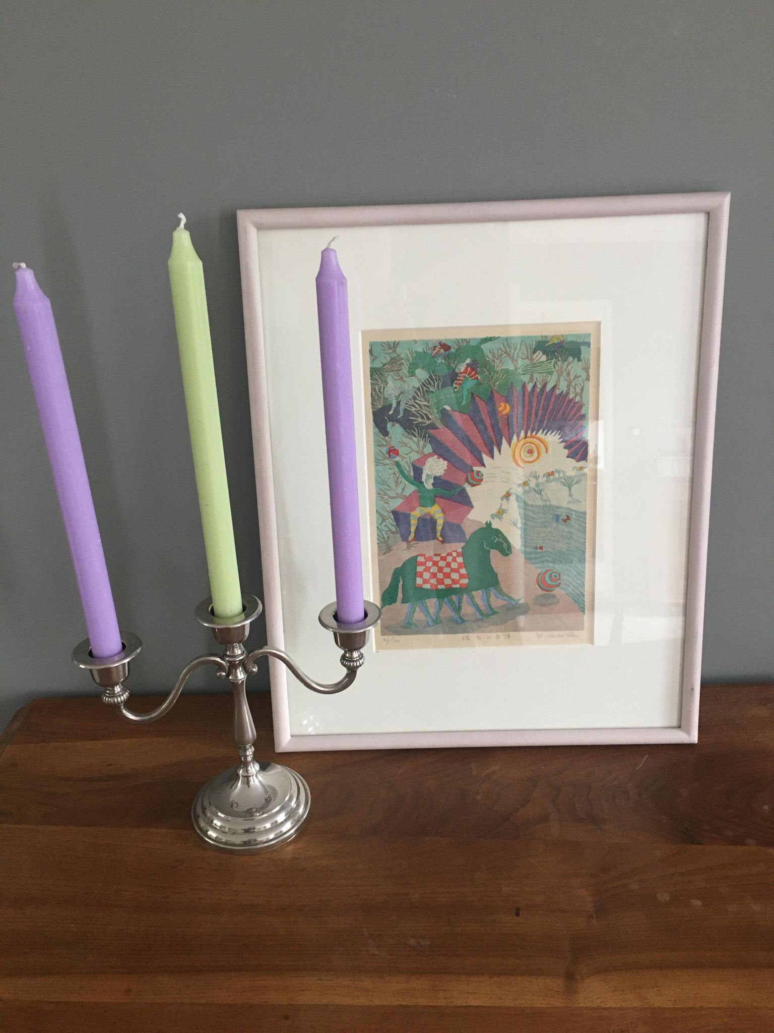 Vintage candlestick 3 branches