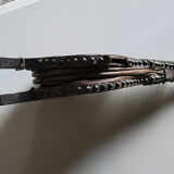 Old bellows in wood & brass marquetry