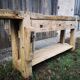 Small old carpenter's workbench