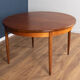 Retro Teak GPlan 1960s Fresco Dining Table & 4 Four Chairs By Victor Wilkins
