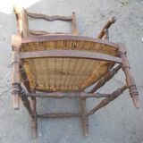 Provencal armchair old folk art