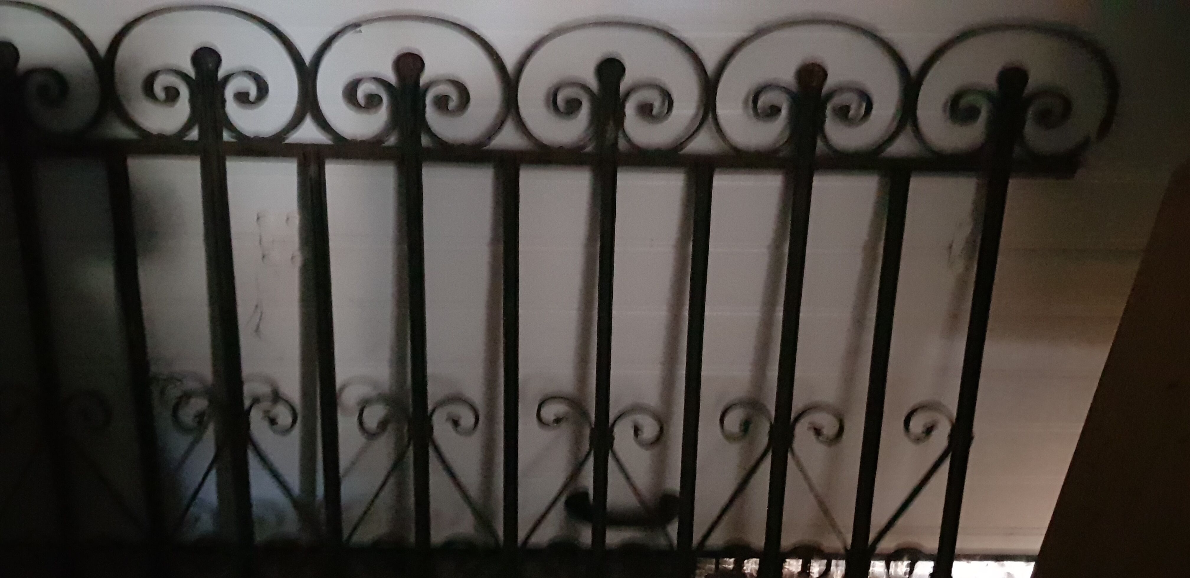 Wrought iron grid
