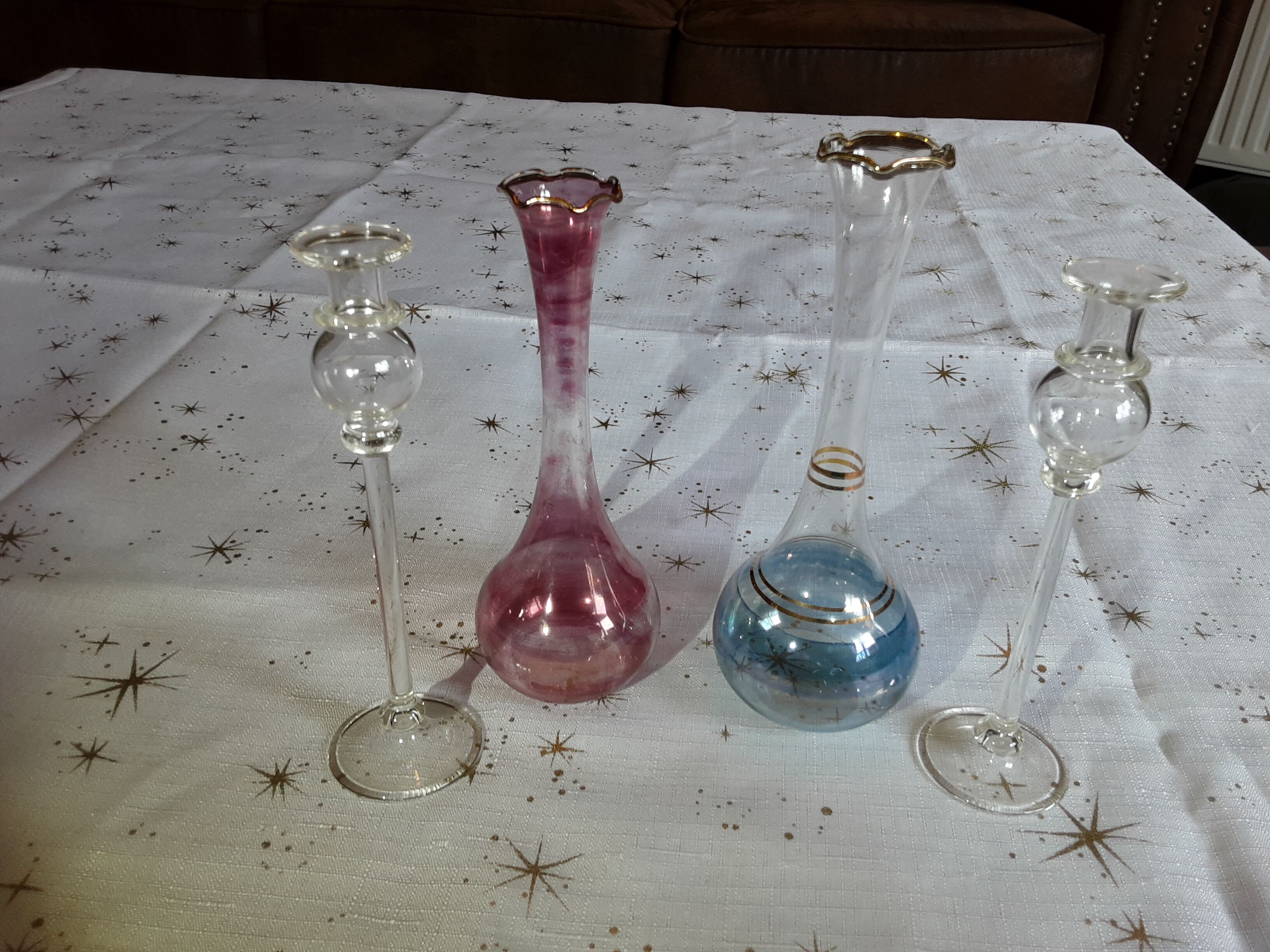 Lot de 4 vases égyptiens