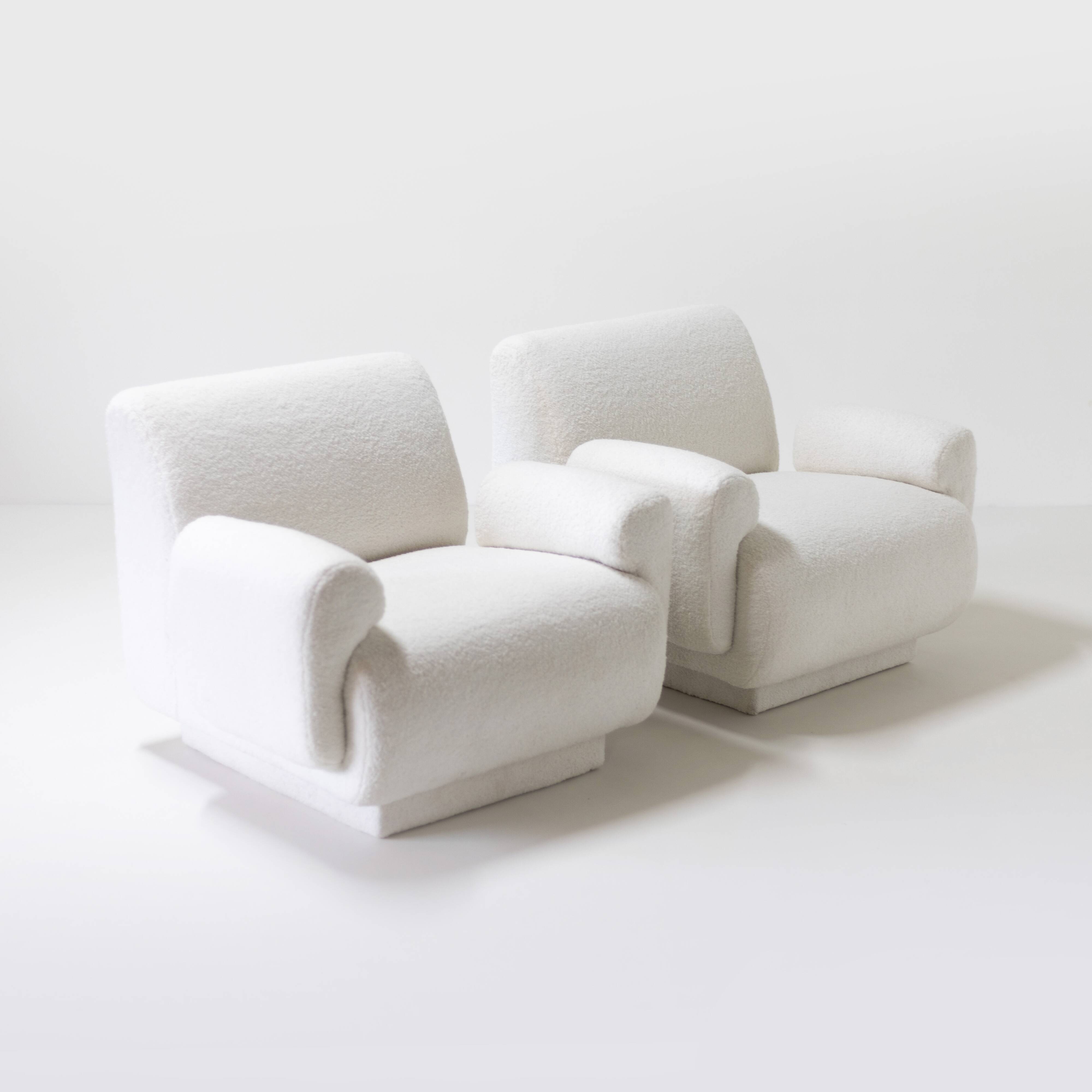 Pair of armchairs attributed to Eberhardt Geißler, Veb Möbel Industrie, 70s