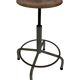Vintage Industrial Workshop Stool Work Stool Adjustable In Height 60's design