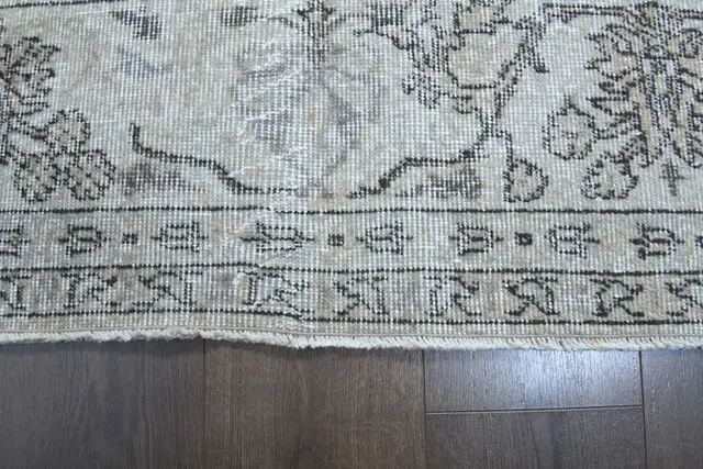 1970s Vintage Persian Handmade Wool Cotton Brown Area Rug 271x371