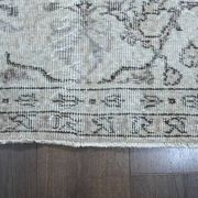 1970s Vintage Persian Handmade Wool Cotton Brown Area Rug 271x371