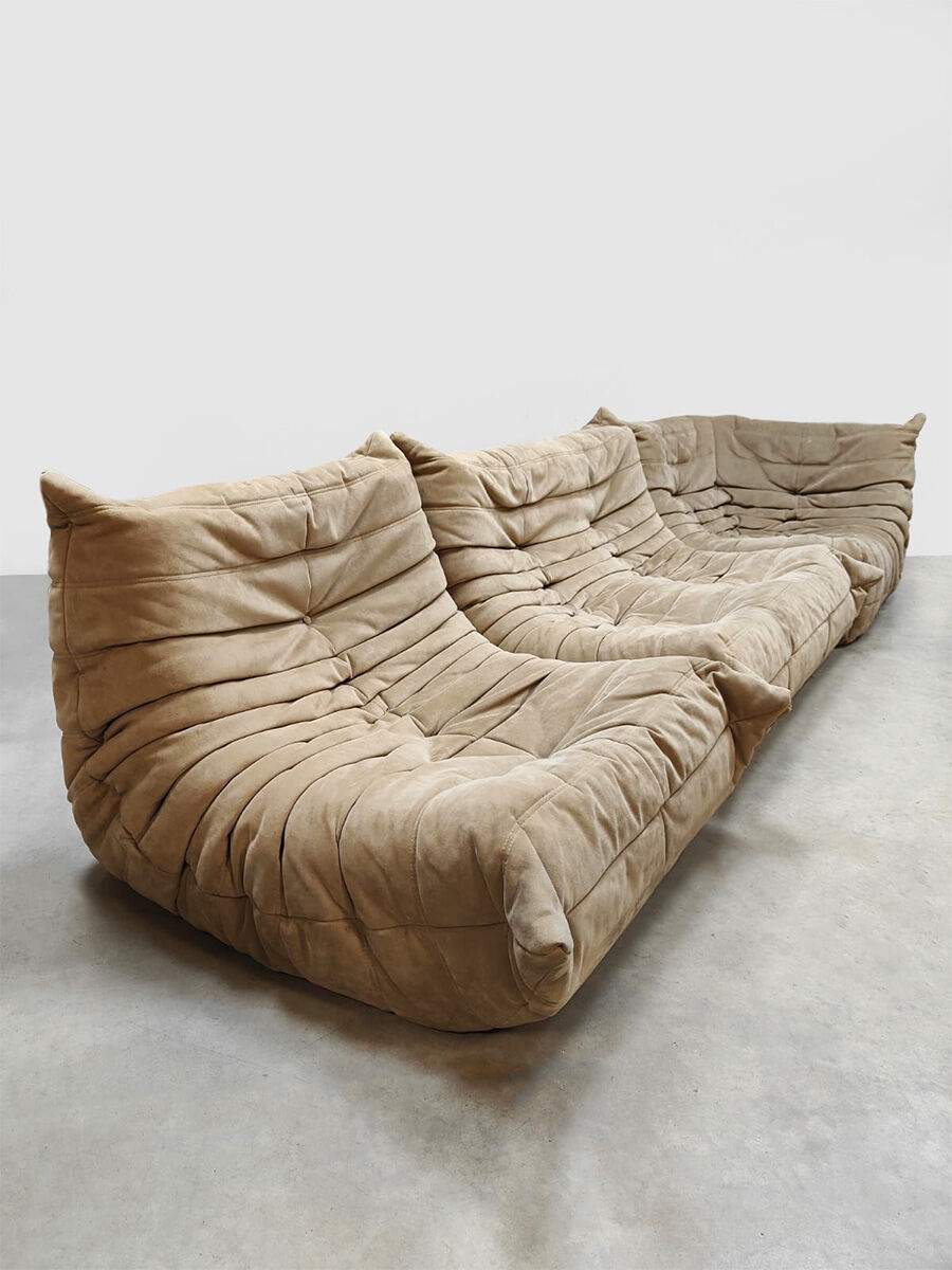 Canapé modulable Togo au design vintage, signé Michel Ducaroy Ligne Roset, 1970
