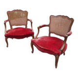Pair of Louis XV armchairs