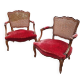 Pair of Louis XV armchairs