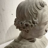 Sculpted plaster cast Bust of a young man 20th century