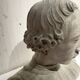 Sculpted plaster cast Bust of a young man 20th century