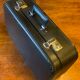 Black suitcase retro style