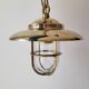 Marine suspension in brass and glass