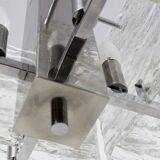 Murano glass pendant chandelier Mazzega 1970s