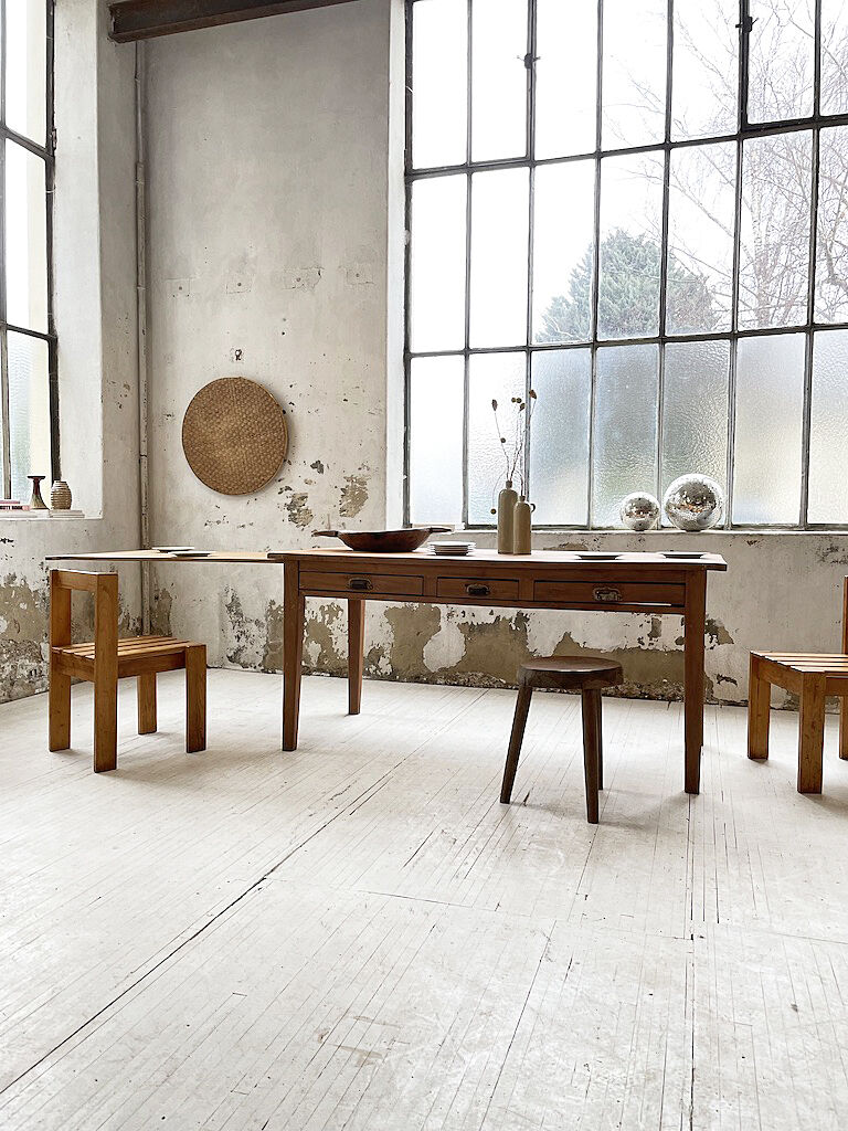 Cherry farm table - oak 2m60