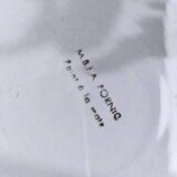 Fish pattern plate Bernard Serraz MBFA Pornic