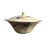 Vegetable, soup bowl, art deco salad bowl sarreguemines