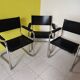 Lot de 3 fauteuils design inspiré Mart Stam