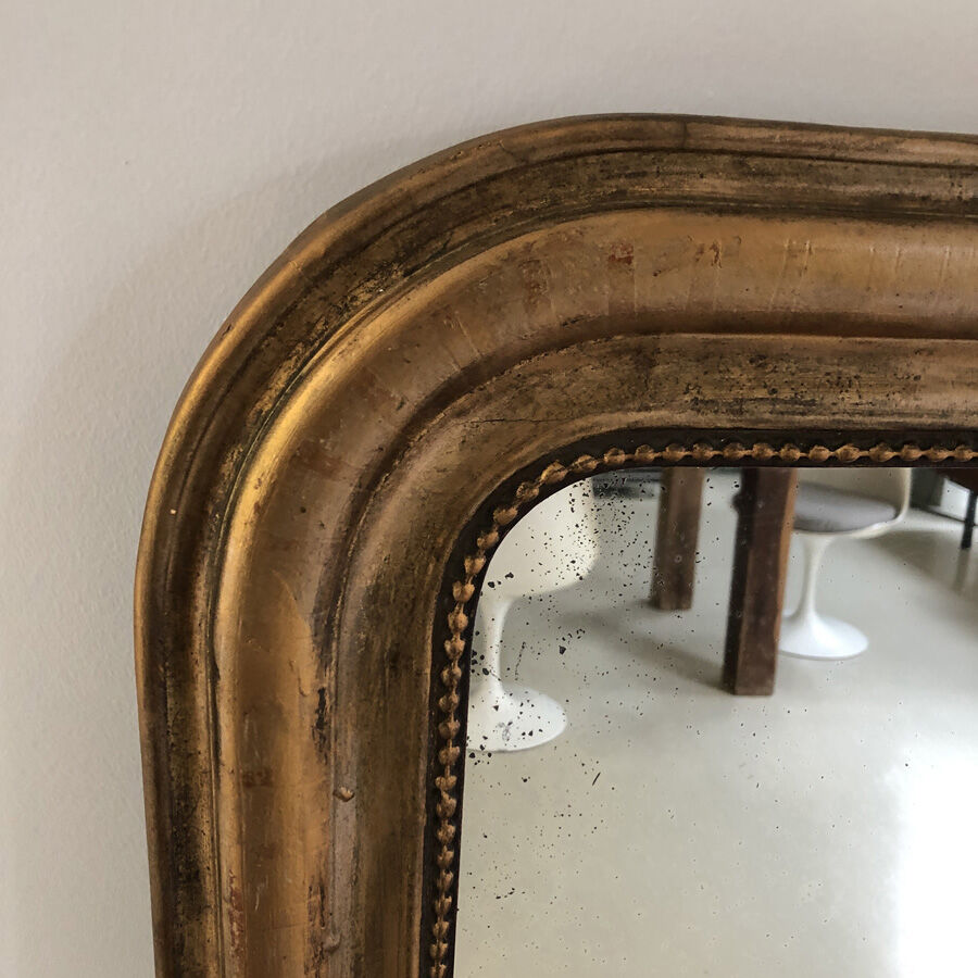 Golden 19th mirror 70x86cm