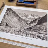 The Héas valley, Hautes-Pyrénées, photo print from 1937.