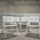 Set of 4 folding garden chairs Youpy, René Gleizes, vintage 60s